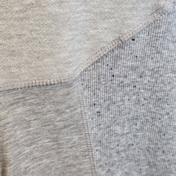 Sundance Manette Lace Sleeve Midi Dress Sz Large Light Gray Stretchy Knit Boho - Picture 11 of 16